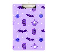 clipboard Clips Halloween Doodle Witchy Crystal Ball Hard Board for Softball Coaches clipboard Teacher Size 9 x 12.5 Tablas para escribir