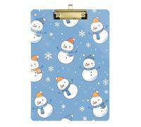 clipboard Closes Blue Snowman Winter for Nursing Student Trade Quest