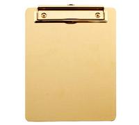 Clipboard, Colourful Plastic,Standard,A4 Document for Office Jobsite Medical School Law Enforcement Doctor Nurse Students (Golden)(S)