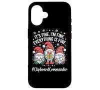 Clipboard Commander Gnome Everything Is Fine Funny Christmas Case for iPhone 16