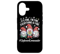 Clipboard Commander Gnome Everything Is Fine Funny Christmas Case for iPhone 17