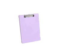 Clipboard File Box Writing Pad Two-in-One A4 File Storage Box Multi-Functional Board Clip Test Paper Storage and Organization Artifact(Light Purple)