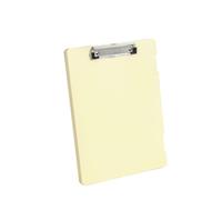 Clipboard File Box Writing Pad Two-in-One A4 File Storage Box Multi-Functional Board Clip Test Paper Storage and Organization Artifact(Yellow)
