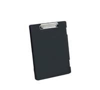 Clipboard File Box Writing Pad Two-in-One A4 Storage Multi-Functional Board Clip Test Paper and Organization Artifact(Black)