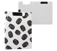 Clipboard Foldable A4 Clipfolio Horizontal and Vertical Double Clips Office Clip Board with Cover