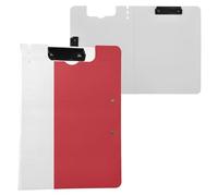Clipboard Foldable Flag Italy Accurate Dimensions Official A4 Clipboard Padfolio Two Metal Clips Pen Holder School Clip Board with Cover