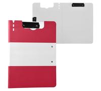 Clipboard Foldable National Flag of Austria A4 Clipboard Folio Horizontal and Vertical Double Clips Nursing Clip Board with Hard Cover