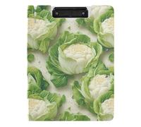 Clipboard Folder A4 Clipfolio Horizontal and Vertical Double Clips Office Clip Board with Cover Chinese Cabbage Wasteland Punk Style