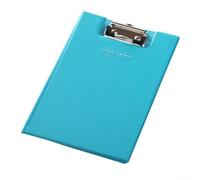 Clipboard Folder for A4 Documents with Secure Metal Clip and Convenient Lid for Storage (Royal Blue)