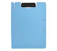 Clipboard Folder Solid Color Pure Plain Royal Blue A4 Clipboard with Binder Two Metal Clips Pen Holder Office Clip Board with Hard Cover