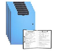 Clipboard Folder with Cover, 6 Pack A4 Foldable File Flip Writing Pad