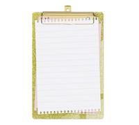 Clipboard For Kids, Cute Clipboard - Glossy Clipboards | A6 Letter Size Acrylic Clipboard, Decorative, Cute And Lightweight, With Gold Clip For Writer Supplies And Accessories