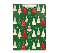 clipboard Hanger Retro Style Christmas Tree Standard Hole for 5th Grade Classroom Essentials for Teachers Size 9 x 12.5 Tabla para escribir con Clip