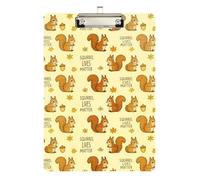 clipboard Metal Squirrel Lives Matter Squirrel Lovers Hard Board for Softball Coaches clipboard Teacher Size 9 x 12.5 Tablas para escribir