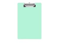Clipboard One Thicken Storage Paper Holder Writing Clamps Notebook File A4 Folder Board Memo Pad Clip Clipboard(One Green Splint)