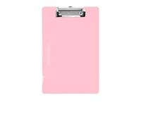 Clipboard One Thicken Storage Paper Holder Writing Clamps Notebook File A4 Folder Board Memo Pad Clip Clipboard(One Pink Splint)