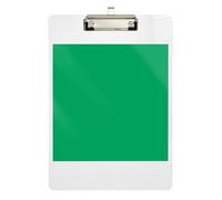 Clipboard Peacock Green Cute Clip Boards for Women Men Teachers Nurses Wordpad Clipboards Standard Size Low Profile Silver Clip Retractable Hanging Tab 12.5 x 9 Inches