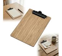 Clipboard Wooden Pad A5 OAK with BLACK Clip for Science Notes