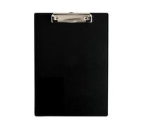 Clipboard Writing Sheet Pad A4 A5 A6 File Folder Document with Low Profile Gold Clip Clipboard Black White for Office use(Black-315x225mm)