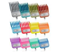 Clipper Guards Set fit for Andis Master, Oster Fast Feed, Andis AAC-1, GC, LCL, ML, PM-1, PM-2, PM-4, RCAC, RS-1, US-1, Size: #0 to #8 (Length: 1/16" to 1")