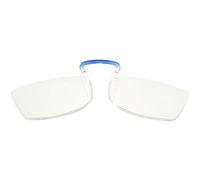 ClipFlipz Pince-Nez Reading Glasses Rimless Nose Reader Clip Mini Credit Card Magnifier Single +2.00, Clear