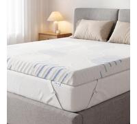 Cliporix Mattress Topper - 7cm Extra Thick Single Mattress Topper, Comforable Orthopedic Gel Memory Foam MattressesTopper with Washable Cover, Back Pain Support for Spare Bed, Caravan, Medium Firm