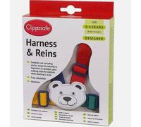Clippasafe Child Walking Harness with Safety Reins & Anchor Straps Designer 0-4Y