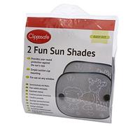 Clippasafe Fun Sun Screens (Black and White, 2 - Pack)