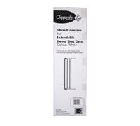 Clippasafe Gate Swing shut Extension White 18Cm Baby Toddler Doorway Safety New