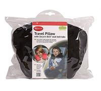 Clippasafe Secure Belt Travel Pillow for Age 3 - 8, Black