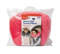 Clippasafe Secure Belt Travel Pillow for Age 8 (Adult, Pink)