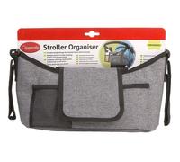 Clippasafe Stroller Organiser 33cm x 18cm x 14cm Grey