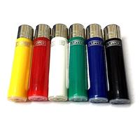 Clipper 4 x Mini Micro Small Genuine Lighter Flint Gas Refillable Solid Colours