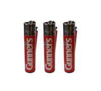 Clipper Arsenal Football Club Refillable Gas Lighters x 3