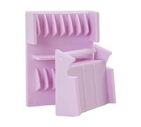 Clipper Attachment Set - Hair Cutting Guide Combs, Adjustable Limit Rack, Sturdy Pĺastic And Metal Clip | Professional Barber Hair Styling Tool Kit Easy Use Home Salon Precision Cutting For All Styles