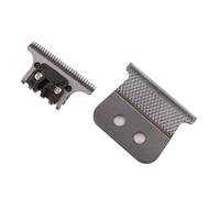 Clipper Blade,Compatible For MRD,Replament Fixed Black Diamond Carbon DLC Fade Hair,Compatible For WAHL,ClippersAcssories Cutter Head(Silver)
