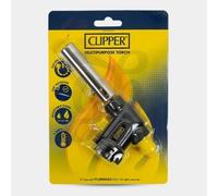 Clipper Blow Torch Attachment Head with Adjustable Flame & Safety Lock, Fits All Butane Refillable Power Soldering Torch, Adjustable Flame Torch Lighter for Metal Welding, Baking (Gas Not Included)