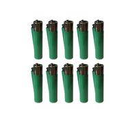 Clipper Classic Large Reusable Lighter 10 Pack (Green)