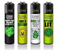 Clipper classic lighters set of 4 to collect. Model: (420 Mix No. 3)
