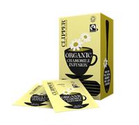 Clipper Fairtrade Organic Chamomile Tea Envelopes with String & Tag – Pack of 25