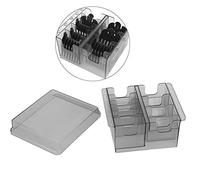 Clipper Comb Holder, Limit Comb Organizer, Hair Clipper Storage Box Salon Barber Guide Comb Storage Case Container for Hair Clipper Guide Comb(1)