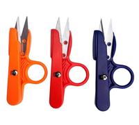 Clipper Cutter Scissors Snip Thread Sewing Cross Stitch Crafts Thread Nippers Mini Cross Stitch Sewing Scissors Craft Trimming Threads Stitch DIY Supplies and Embroidery Random Color