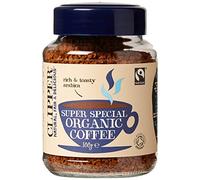 Clipper Fairtrade Medium Roast Organic Arabica Coffee 100 g (Pack of 2)