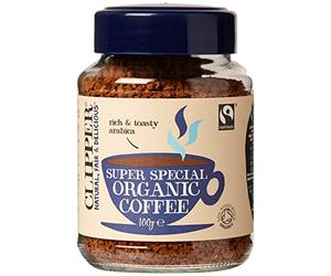 Clipper Fairtrade Medium Roast Organic Arabica Coffee 100 g (Pack of 2)