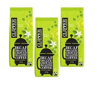 Clipper Fairtrade Organic Decaffeinated Roast & Ground Coffee 227g, Smooth & Rich Decaf Organic Coffee, Chemical-Free Decaffeination, Vegan & Ethically Sourced, (Pack of 3) from SuperfoodUK