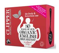 Clipper Fairtrade & Organic English Breakfast Tea - 80 Bags