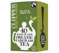 Clipper Fairtrade Organic Everyday 40 Unbleached PlasticFree Tea Bags