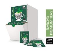 Clipper Organic Pure Green Tea Bags | 250 Individually Wrapped Teabags | Bulk Buy for Home, Catering & Parties | Eco-Conscious, Fair Trade Tea | Natural, Unbleached, Plant-Based & Biodegradable Bags