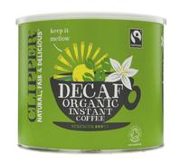 Clipper Fairtrade & Organic Medium Roast Decaf Instant Coffee - 500g