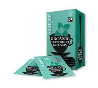 Clipper Clip Peppermint Enveloped (25Bags) Envelope String & Tagged Fairtrade Gluten Free Organic Vegan